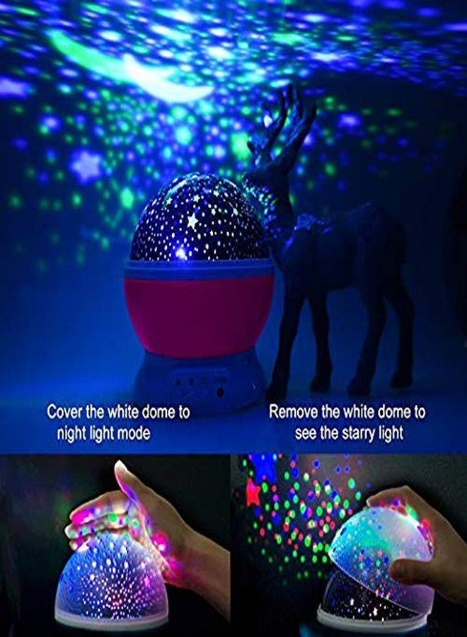 Vdhja Romantic Sky Plastic Star Master USB LED Night Light Rotating Projector Lamp (Multicolour)Pack of 1 - Image 5
