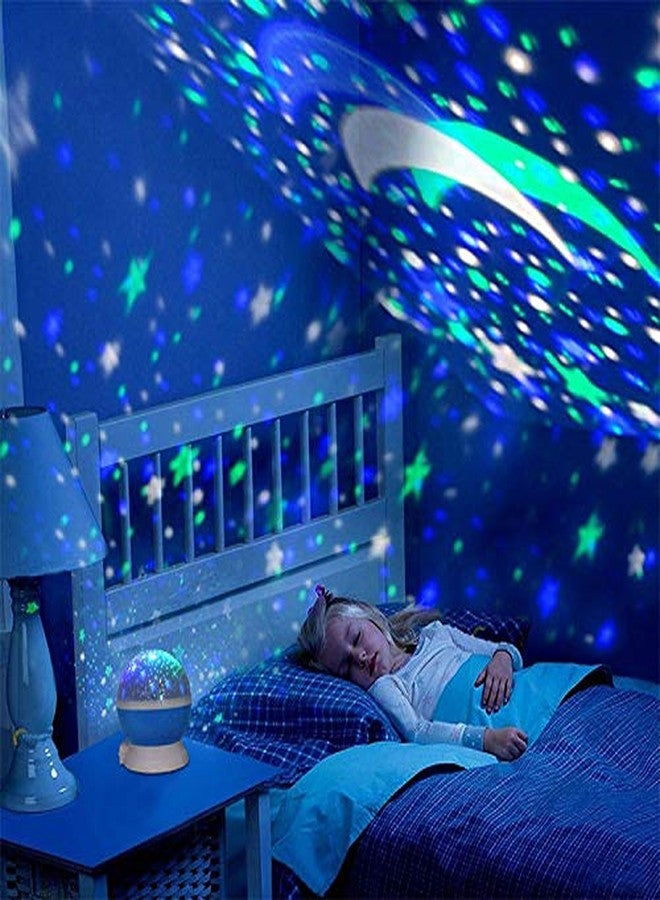 Vdhja Romantic Sky Plastic Star Master USB LED Night Light Rotating Projector Lamp (Multicolour)Pack of 1 - Image 2