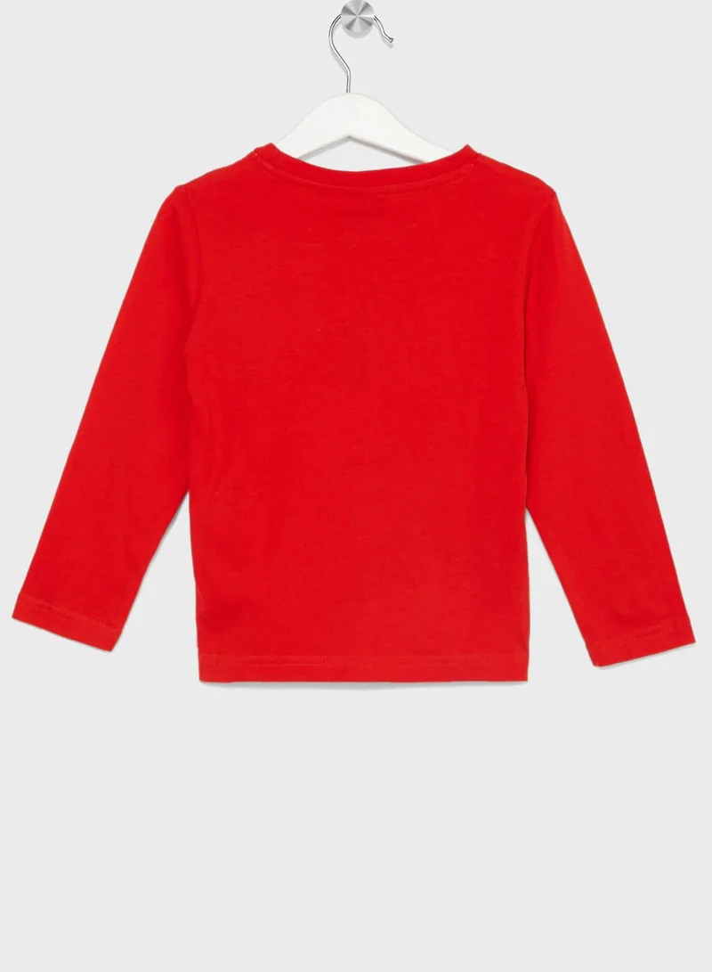 ليغو Lego Ninjago Boys Printed Long Sleeve T-Shirt