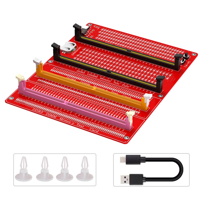 DDR3 DDR4 DDR5 Desktop PC Memory Tester for UDIMM and RDIMM RAM Modules - Image 2