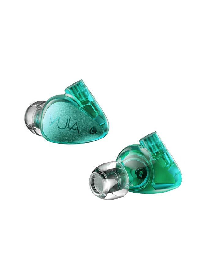 Hiby Yula Wired Hifi Earphones 10mm Dynamic Driver In-ear High Fidelity Music Earbuds 3.5mm Detachable Cable 0.78mm Dual Pin Green - Image 3