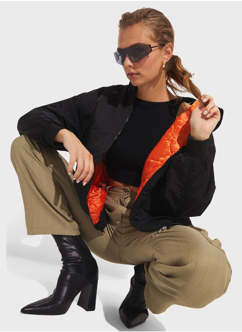 Pocket Detail Bomber Jacket - pzsku/Z44507C5BB74FAD53DD8BZ/45/_/1722616061/f83b343b-5d52-4625-ba40-c2064d42d381