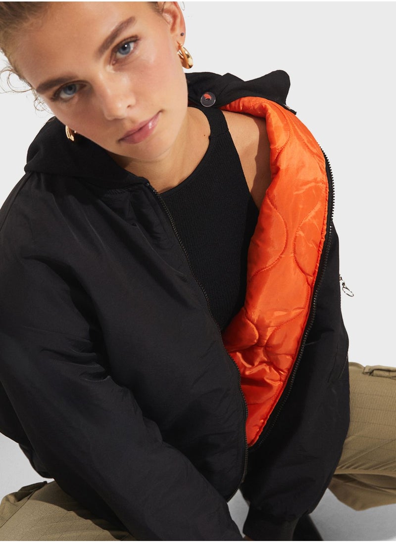 Pocket Detail Bomber Jacket - pzsku/Z44507C5BB74FAD53DD8BZ/45/_/1722616064/44917edf-9e2d-4b89-8c7c-e937adb11a36