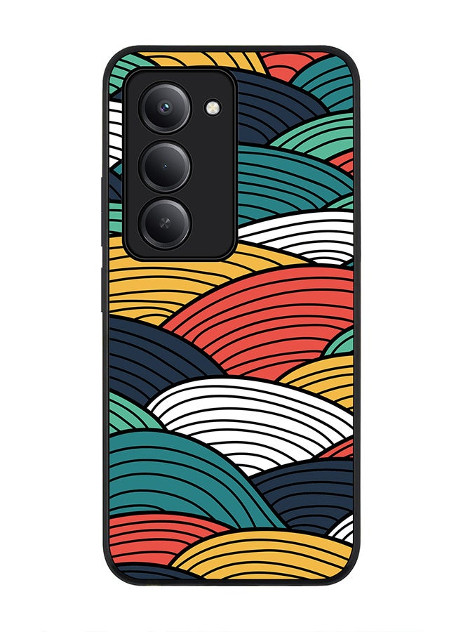 Stylizedd For Xiaomi Redmi 15 5G Case,Slim fit Camera Protection, Shockproof Thin Phone cover  - Woven Colors - Image 1
