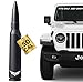 EcoAuto 50 Cal Badass Bullet Antenna Fits Jeep Wrangler JK JL from 2007 for Jeep Wrangler Gladiator Accessories Car Wash Safe Anti Thelf Design Ditch The Whip Upgrade Your Jeep - Image 2