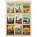 MyPuzzle.com MyPuzzle Europe Travel Collage Vintage Poster Premium 1000 Piece Jigsaw Puzzle for Adults - Image 2