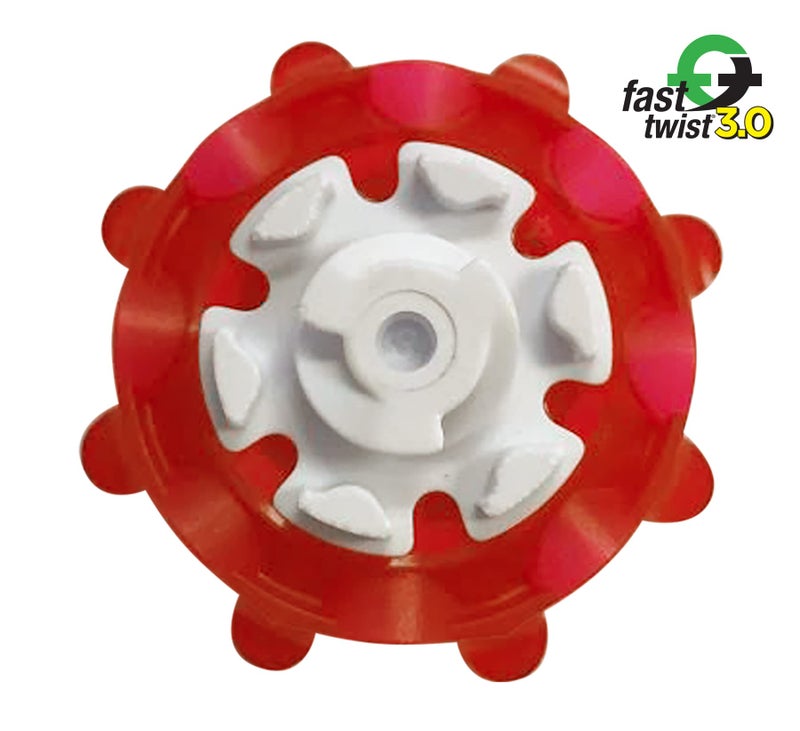 SOFTSPIKES Golf Spikes Fast Twist 3.0 Softspikes Pulsar Golf Cleats, Red, Clamshell US - Image 3
