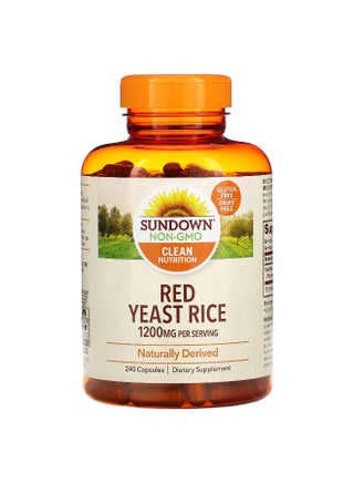 Sundown Naturals, Red Yeast Rice, 1,200 mg, 240 Capsules (600 mg per Capsule) - pzsku/Z4450996D5BBC6F8F3B0CZ/45/_/1745236691/773a8407-c9c2-4b48-bffa-d60651187570