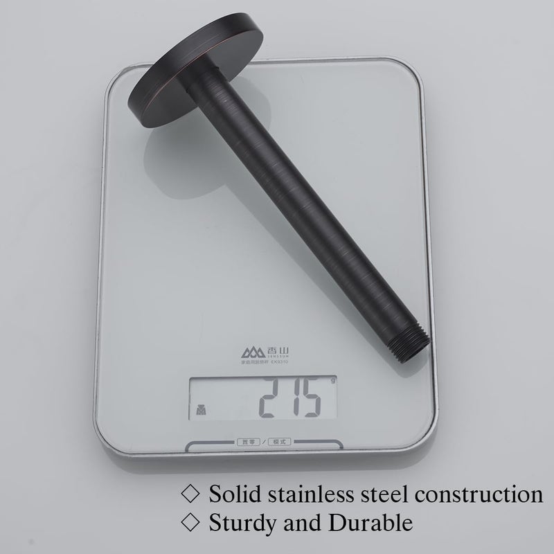 Random 8 Inches Ceiling Mount Shower Arm with Flange,Oil Rubbed Bronze.RD91038-8-ORB - Image 4