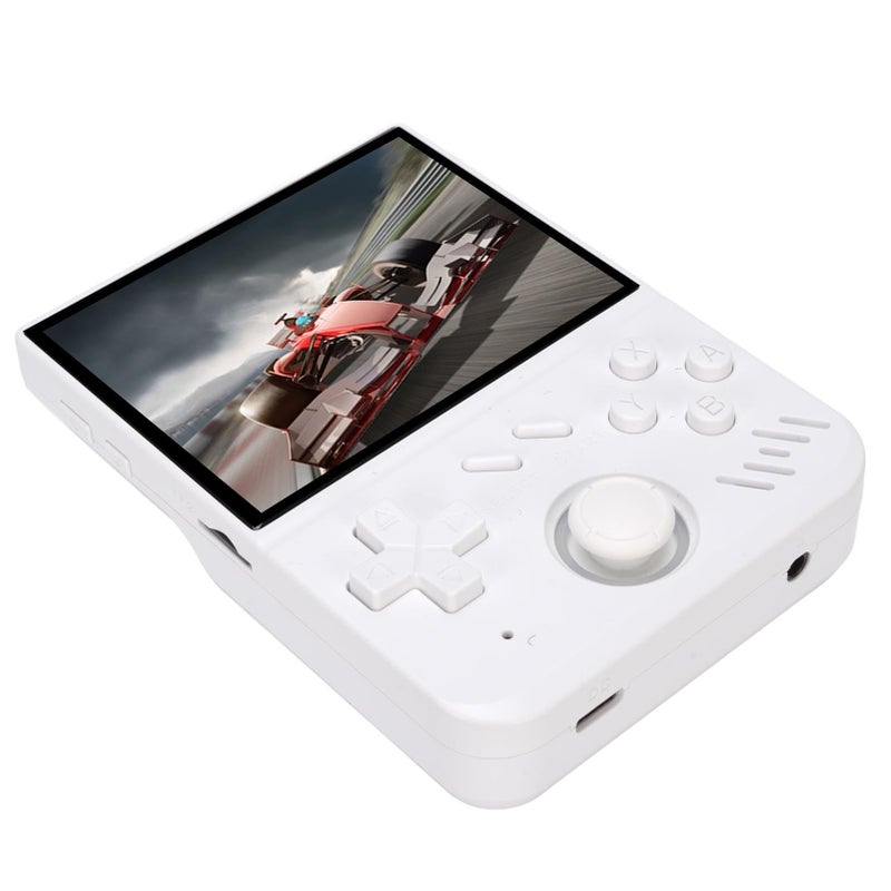 Blue Transparent Retro Handheld Game Console with 3.5 Inch Screen 64G Storage and Ergonomic Grip Portable Gaming Device - Image 5