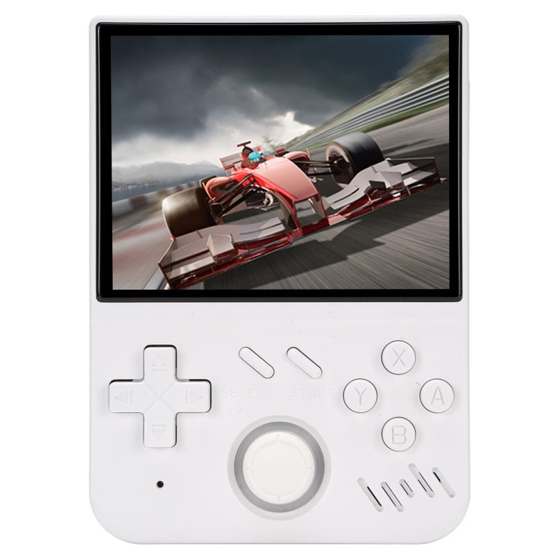 Blue Transparent Retro Handheld Game Console with 3.5 Inch Screen 64G Storage and Ergonomic Grip Portable Gaming Device - Image 4