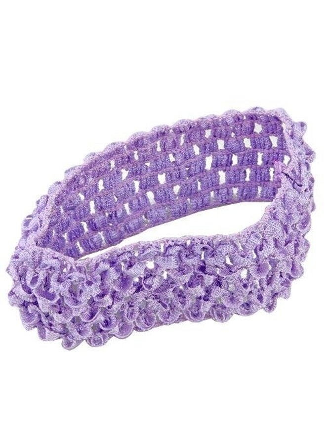 KW Collection Girl Baby Headbands Elastic Crochet Hair Bands Hair Accessories Elastics Ties Shaper Head wrap Set Pack of 50 Pcs in 25 colors (Band: 1.6"×5.5", 25 colors, 2 pcs per color) - Image 2