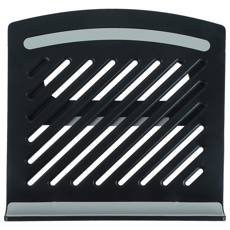Black Adjustable Foldable Laptop Stand Ventilated Holder For Compact Spaces - Image 2