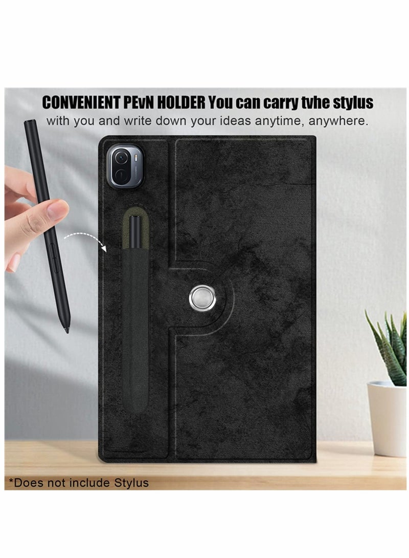 Xiaomi Mi Pad 5 Pro Case with Elastic Strap & Pen Holder, Auto Sleep/Wake Function, PU Leather Cover - Image 2