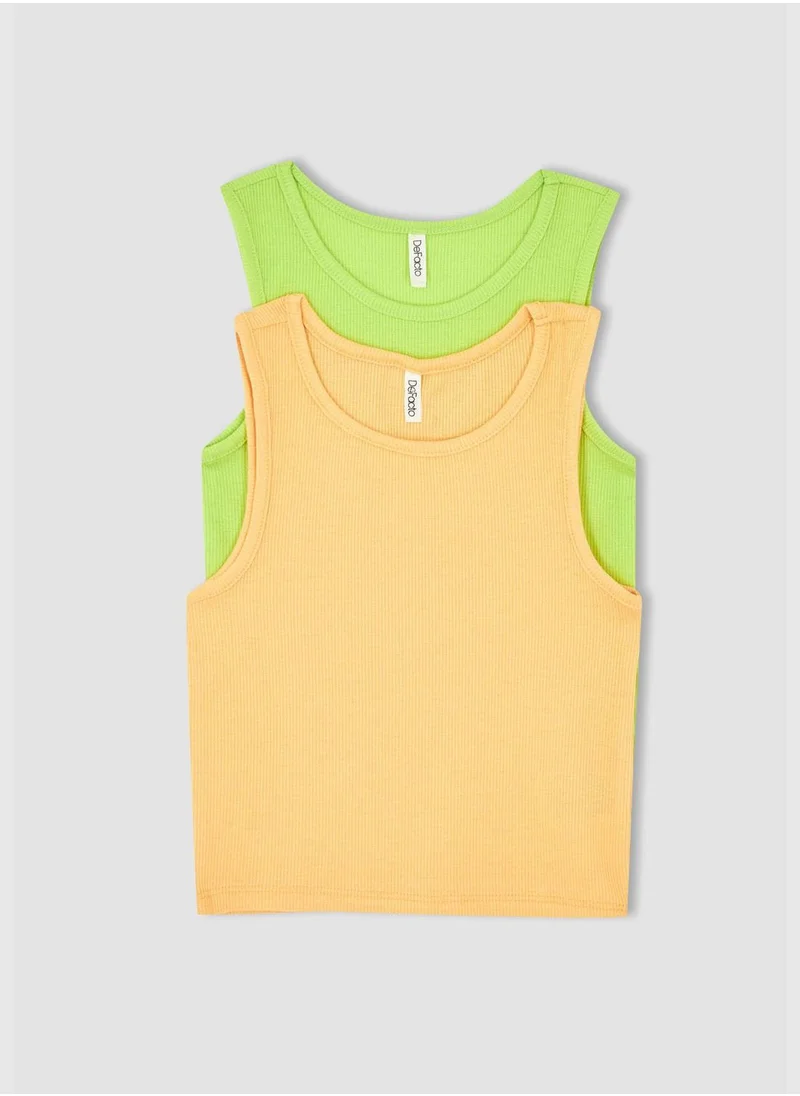 ديفاكتو 2 Pack Regular Fit Sleeveless Vest