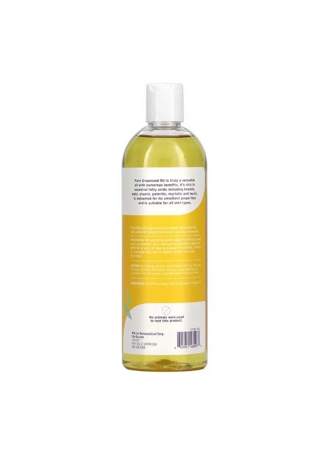 لايف-فلو Pure Grapeseed Oil 16 fl oz 473 ml - Image 2
