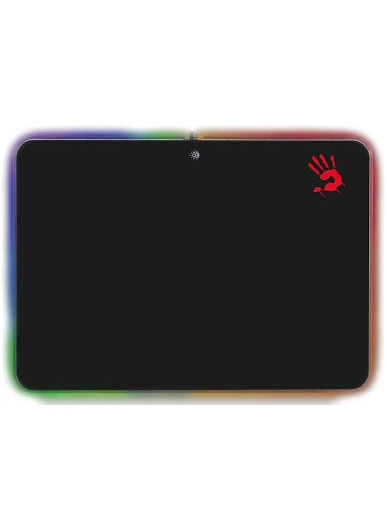 Bloody - Bloody MP-50RS RGB Gaming Mouse Pad, LED Switch Button, Ultra-smooth Surface, Non-slip Rubber Base, Braided Cable, Waterproof Cloth Surface for Windows XP / Vista / Windows 7 / Windows8 / 8.1 / 10 - Image 1