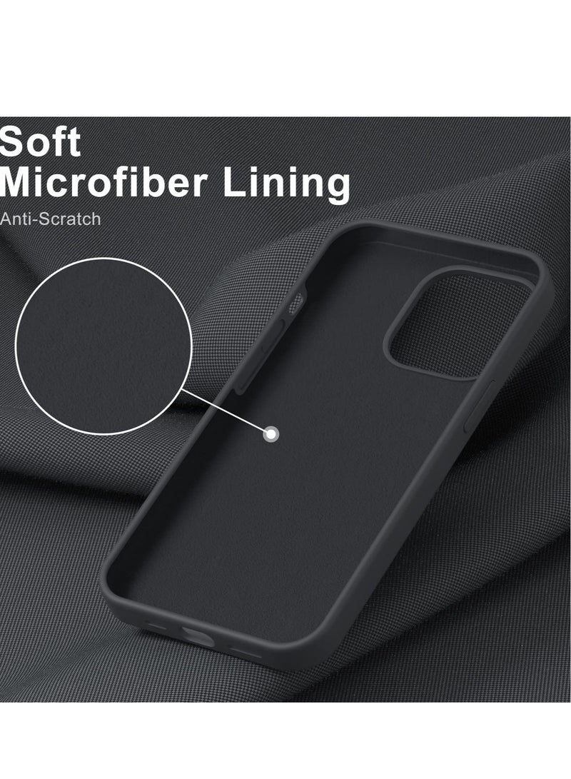 ELTRAZONE iPhone 14 Pro Max Case with Screen Protector,Soft Flexible Silicone Gel Rubber Bumper Cover,Slim Fit Shockproof Protective Phone Case for iPhone 14 Pro Max 6.7" Dark Grey - Image 4
