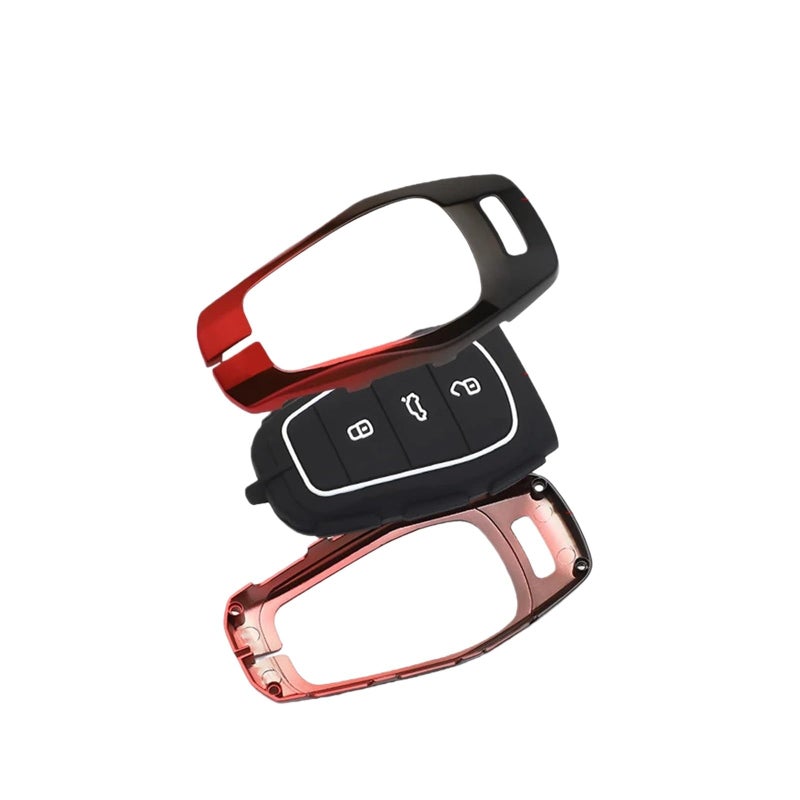 Purple Car Remote Key Case Cover Shell Keychain Holder Compatible For JAC JS8 Sehol QX X8 A7 E10X JS6 Sei 6 Pro Sol QX - Image 4