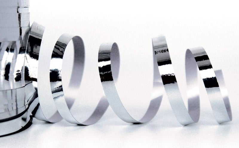 OLYPHAN Xmas Ribbon - Christmas Ribbon Set of 4 Rolls Silver Red Green Gold Curling Ribbons Thin for Holiday Wrapping & Decoration - Image 3