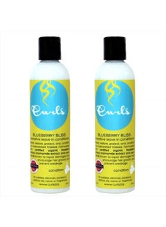 Curls Blueberry Bliss Reparative Leave In Conditioner, 8 Fl Oz (Pack of 2)  - Image 1