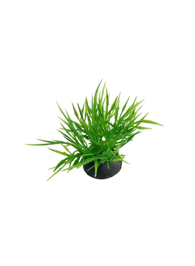 Tankii Aquarium Artificial Plant Bush Leaf Mixed Design - Image 1