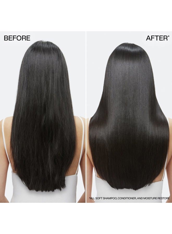REDKEN بلسم أول سوفت | للشعر الجاف والهش | يرطب ويوفر نعومة مكثفة | مع زيت الأركان | 10.1 أونصة سائلة - Image 3