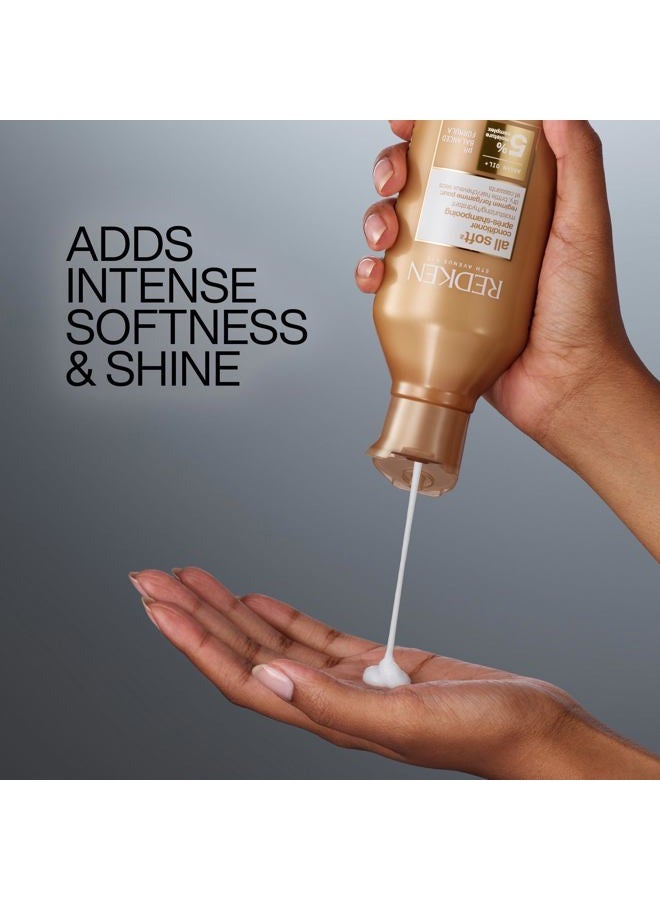 REDKEN بلسم أول سوفت | للشعر الجاف والهش | يرطب ويوفر نعومة مكثفة | مع زيت الأركان | 10.1 أونصة سائلة - Image 4