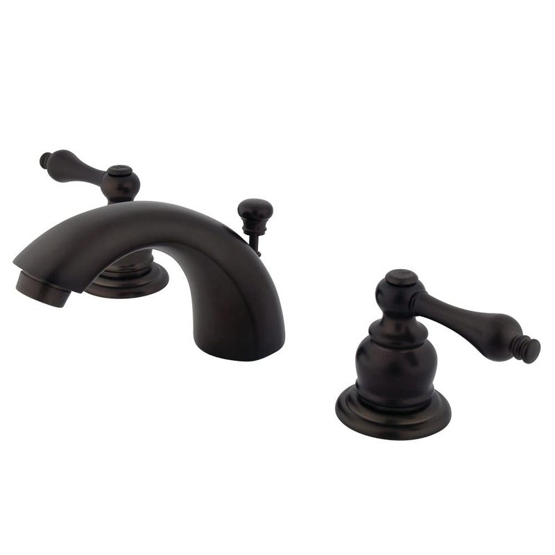 Kingston Brass GKB945AL Magellan MiniWidespread Lavatory Faucet with Retail PopUp 4716 Oil Rubbed Bronze - Image 2