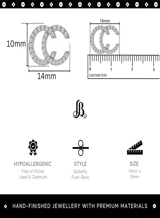 LaBling Earrings for Women | Stylish Earrings Chic Letter Design | Lovely Gift - Image 2