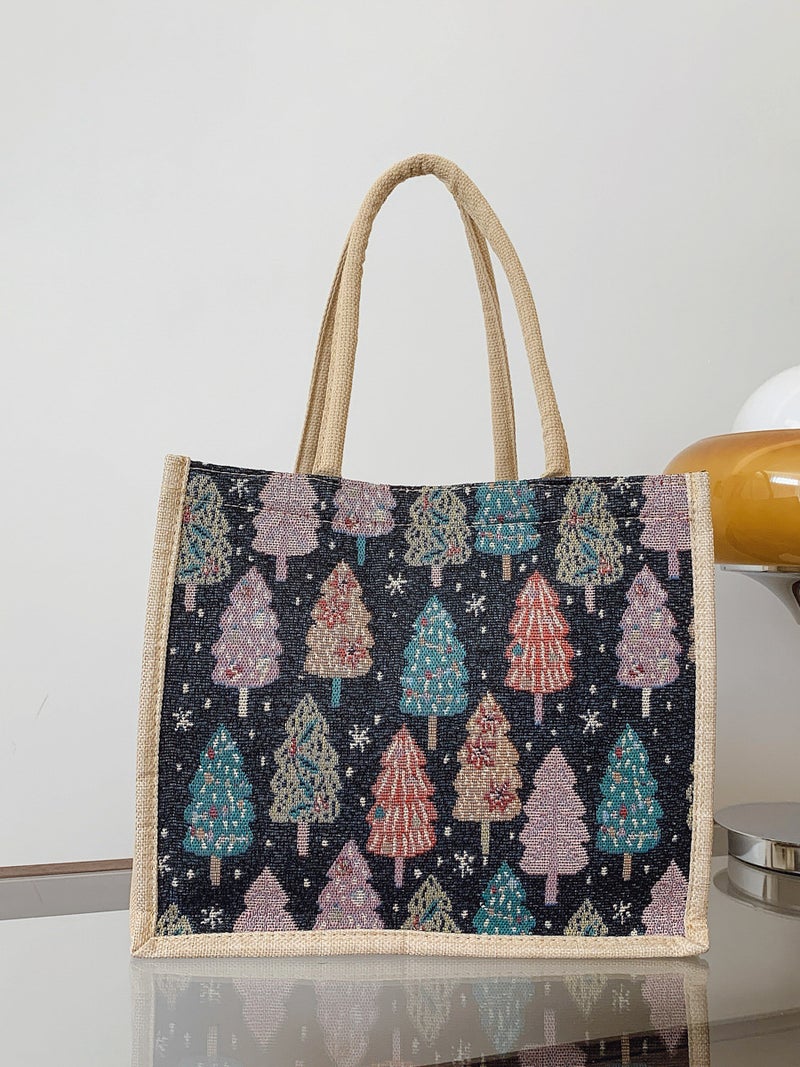 New Long Portable Ins Canvas Student Shoulder Bag Personalized Linen Handbag Women'S Outgoing Portable Shoulder Bag - Image 5