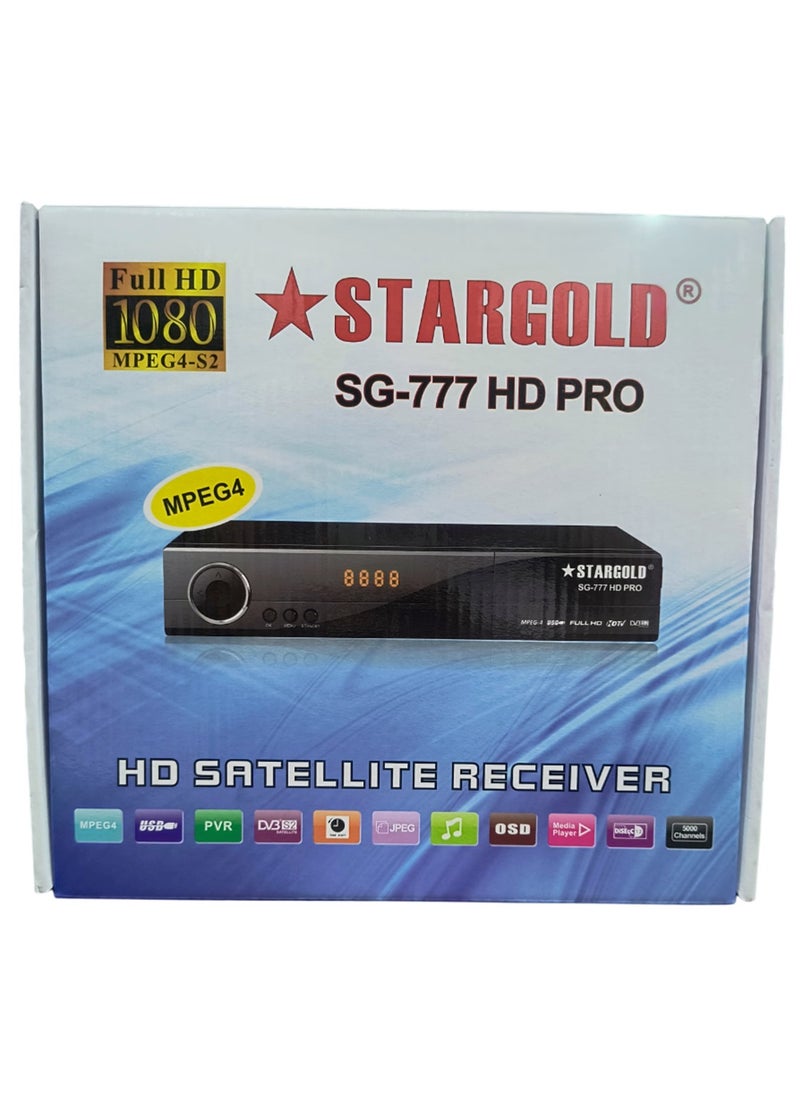 Stargold - SG-777 HD Satellite Receiver with MPEG4 and H.264 and AVC Support - Image 1
