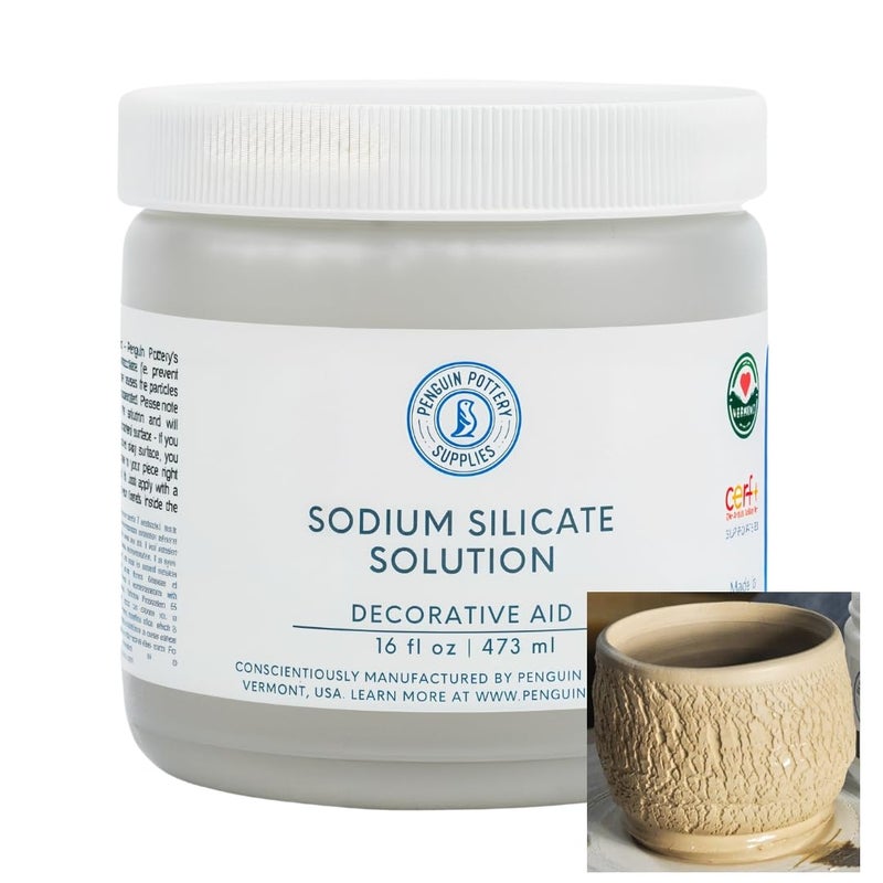 Penguin Pottery - Sodium Silicate Solution - Deflocculant - 16 oz - Image 1
