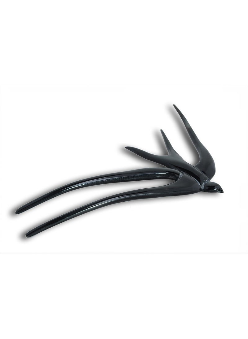 Marycrafts - Marycrafts Buffalo Horn Swallow Bird Hair Fork Hair Sticks Accessories Handmade (Style 2) - Image 1