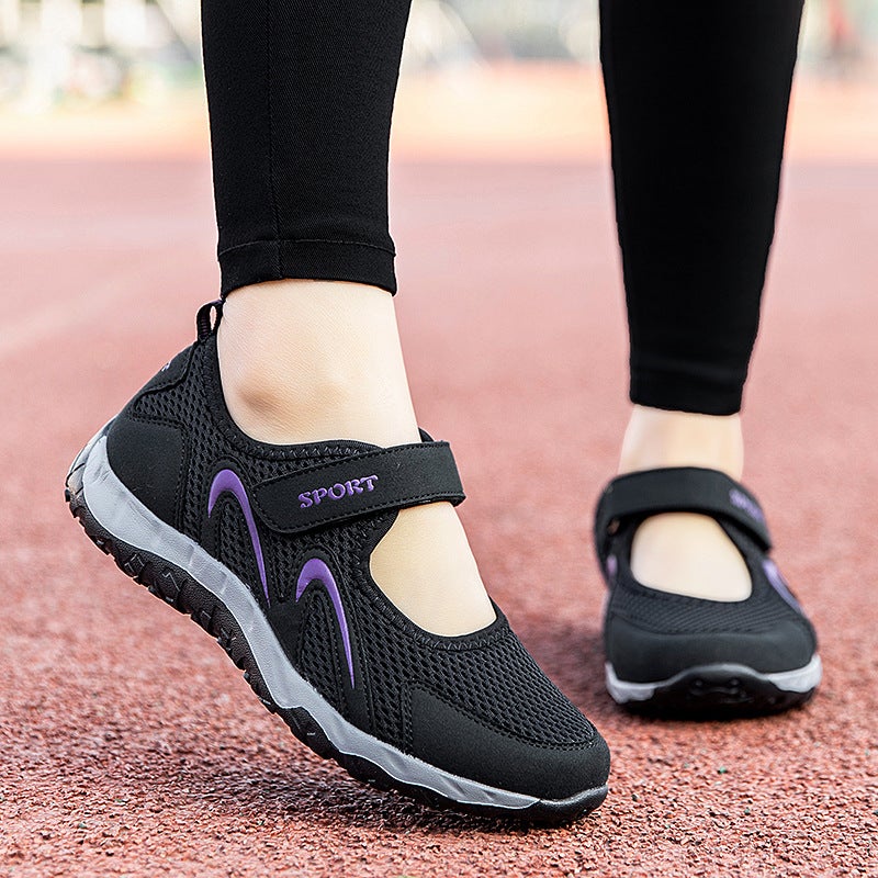 2024 Square Mouth Old Beijing Cloth Shoes Women'S Shallow Mouth Shoes Foot Strength Old Man Walking Shoes Source Manufacturers - Image 5