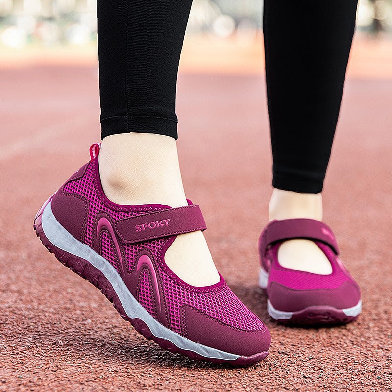 2024 Square Mouth Old Beijing Cloth Shoes Women'S Shallow Mouth Shoes Foot Strength Old Man Walking Shoes Source Manufacturers - Image 4