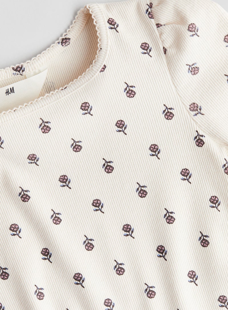 H&M Picot-Trimmed Jersey Top - Image 2