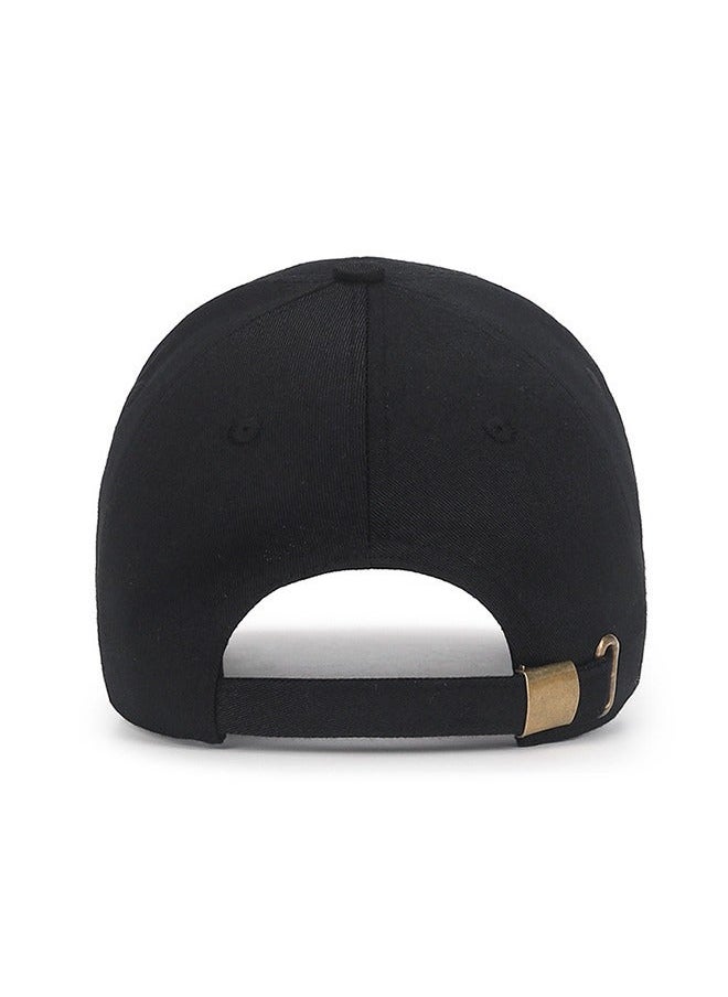 NIBEMINENT Anti-UV Breathable Quick-drying Baseball Cap Spring Autumn Embroidered Casual Hat for Women Men Youth Outdoor Sport Black  - Image 3