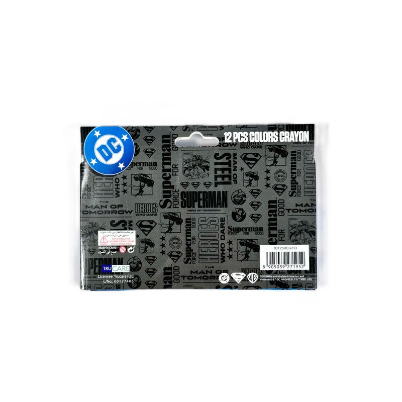 Warner Bros. Superman Superpower Crayons 12Pc Set - Image 2
