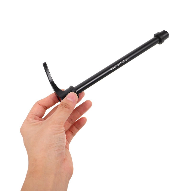 M12x174mm Hollow Hub Axle Quick Release Skewer with Nut Road Bike Trainer Replacement - Image 5