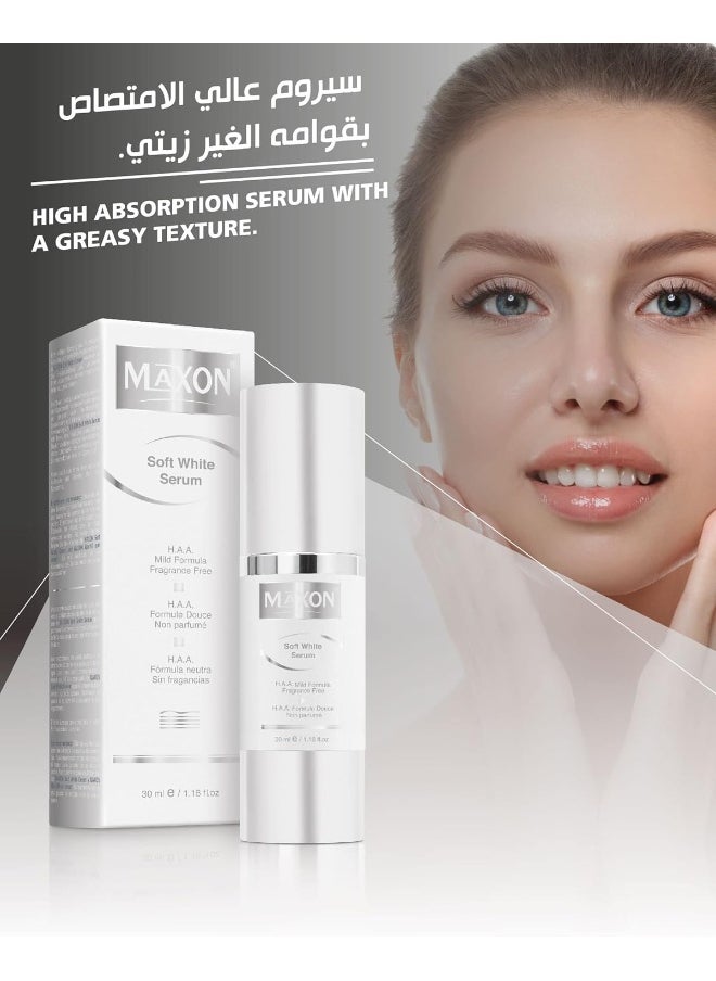 MAX-ON MAX-ON Soft White Serum 30ml  - Image 3