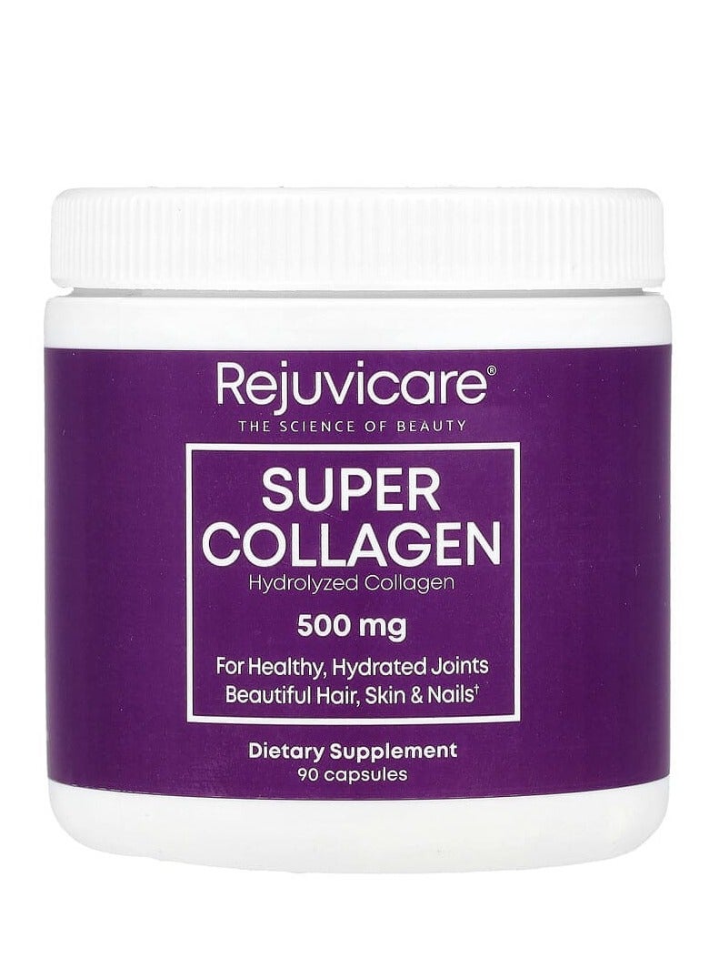 REJUVICARE Super Collagen 500 mg 90 Capsules - Image 1
