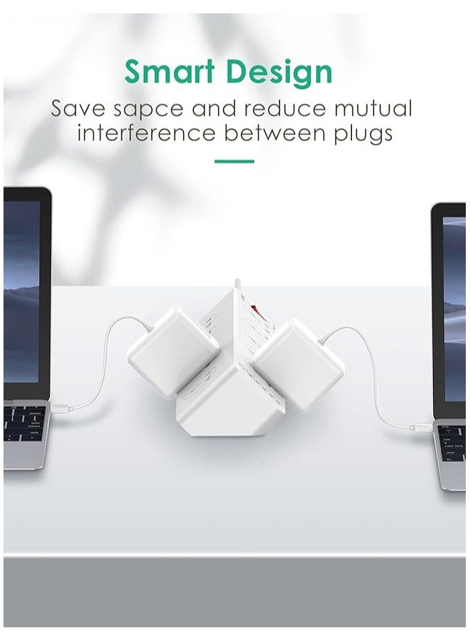 10-Way Power Extension Cord Surge Protector Strip with USB-C PD (30W) – 2M Cable  - Image 5
