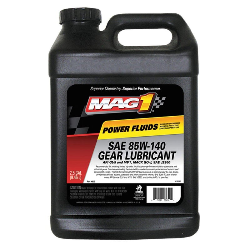 MAG 1 00832 SAE 85W-140 GL-5 Gear Oil - 2.5 Gallons - Image 4