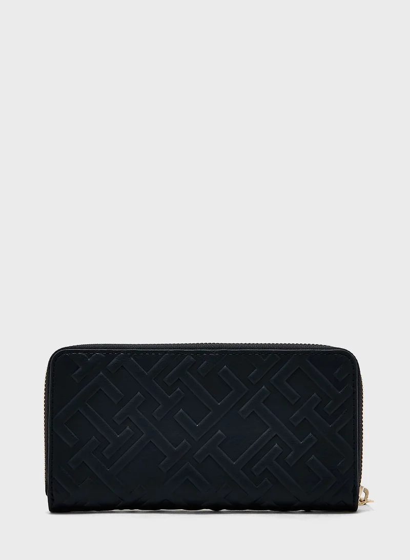 TOMMY HILFIGER Iconic Zip Around Large Wallet