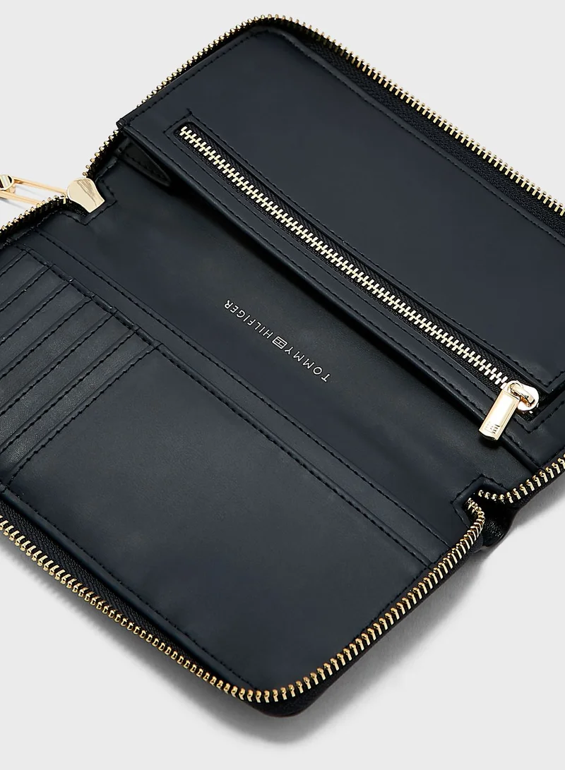 TOMMY HILFIGER Iconic Zip Around Large Wallet