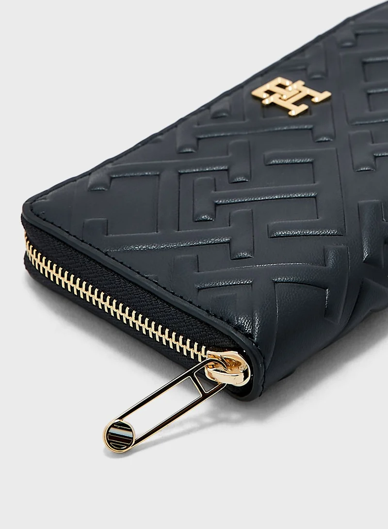 TOMMY HILFIGER Iconic Zip Around Large Wallet