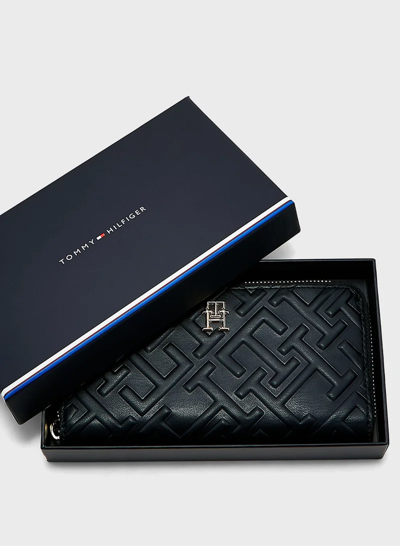 TOMMY HILFIGER Iconic Zip Around Large Wallet
