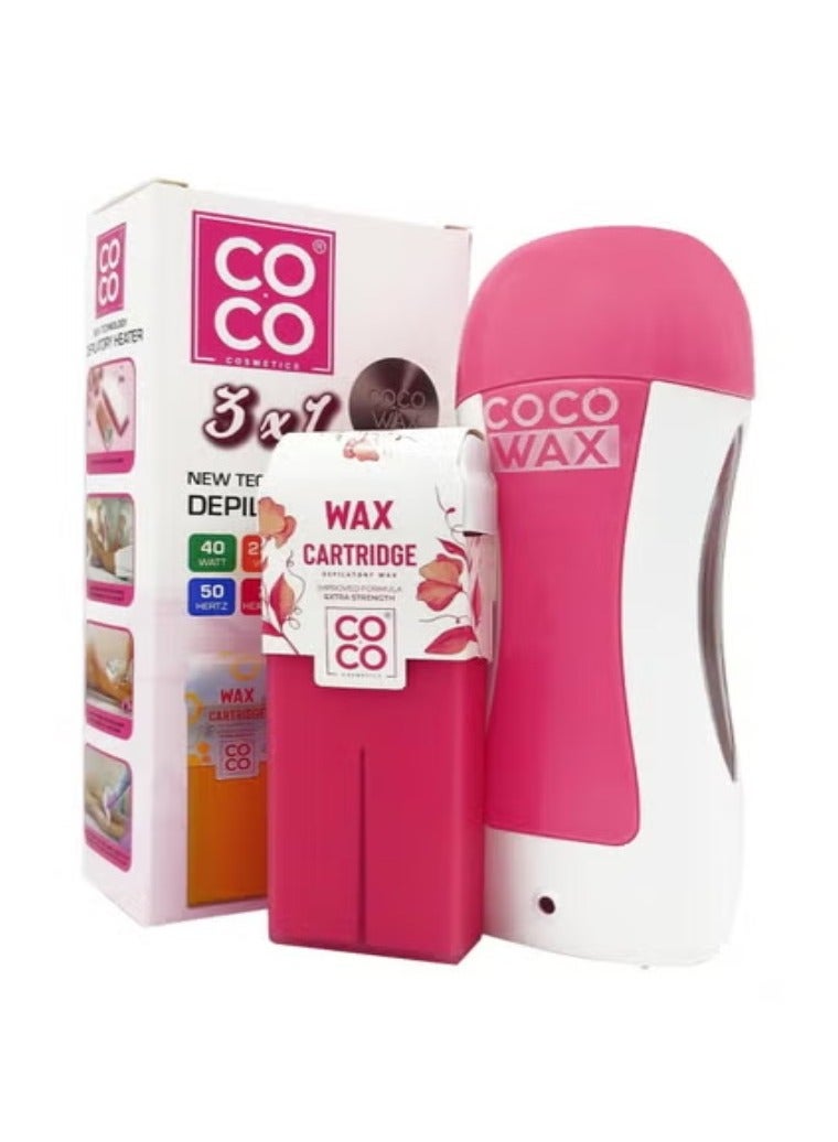 Coco 40W Hair Removal Wax Heater - 3 in 1 - Image 1