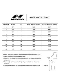 Nivia Blaze Football Shoes | 9 UK/ 10 US / 43EU | Polyester | Moulded Insole | Minimal Water Absorption/Water Proof  - Image 5